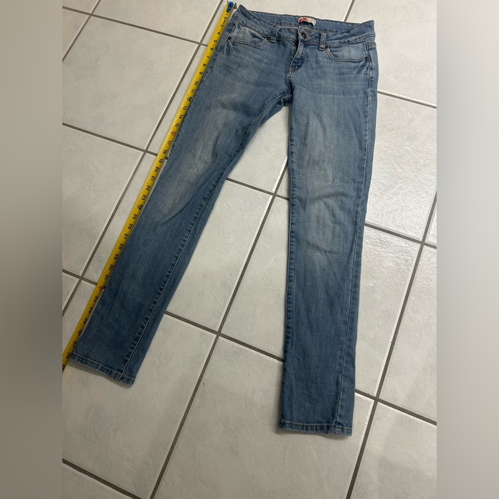 Forever 21 Light Blue Straight Leg Jeans